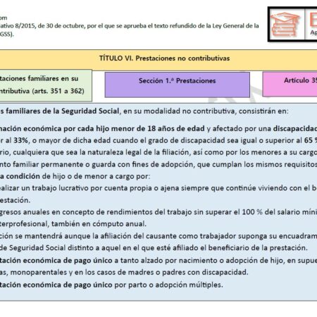 LGSS Articulo 351